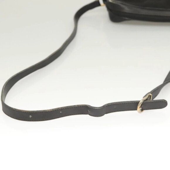 GUCCI GG Canvas Web Sherry Line Shoulder Bag Black Gold Red 010 378 Auth 129553 - Picture 8 of 16